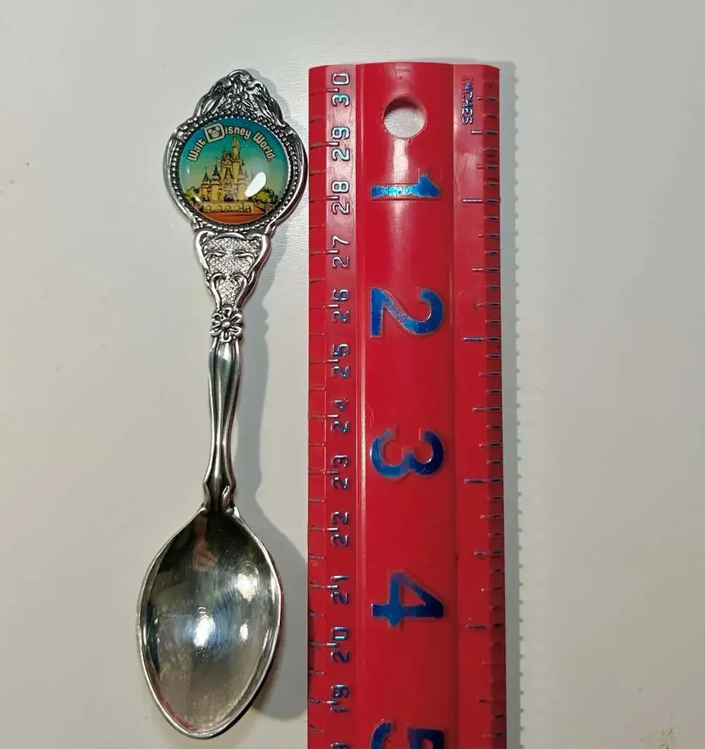 Walt Disney World Vintage Silver Plated Collector Spoon Made in Holland